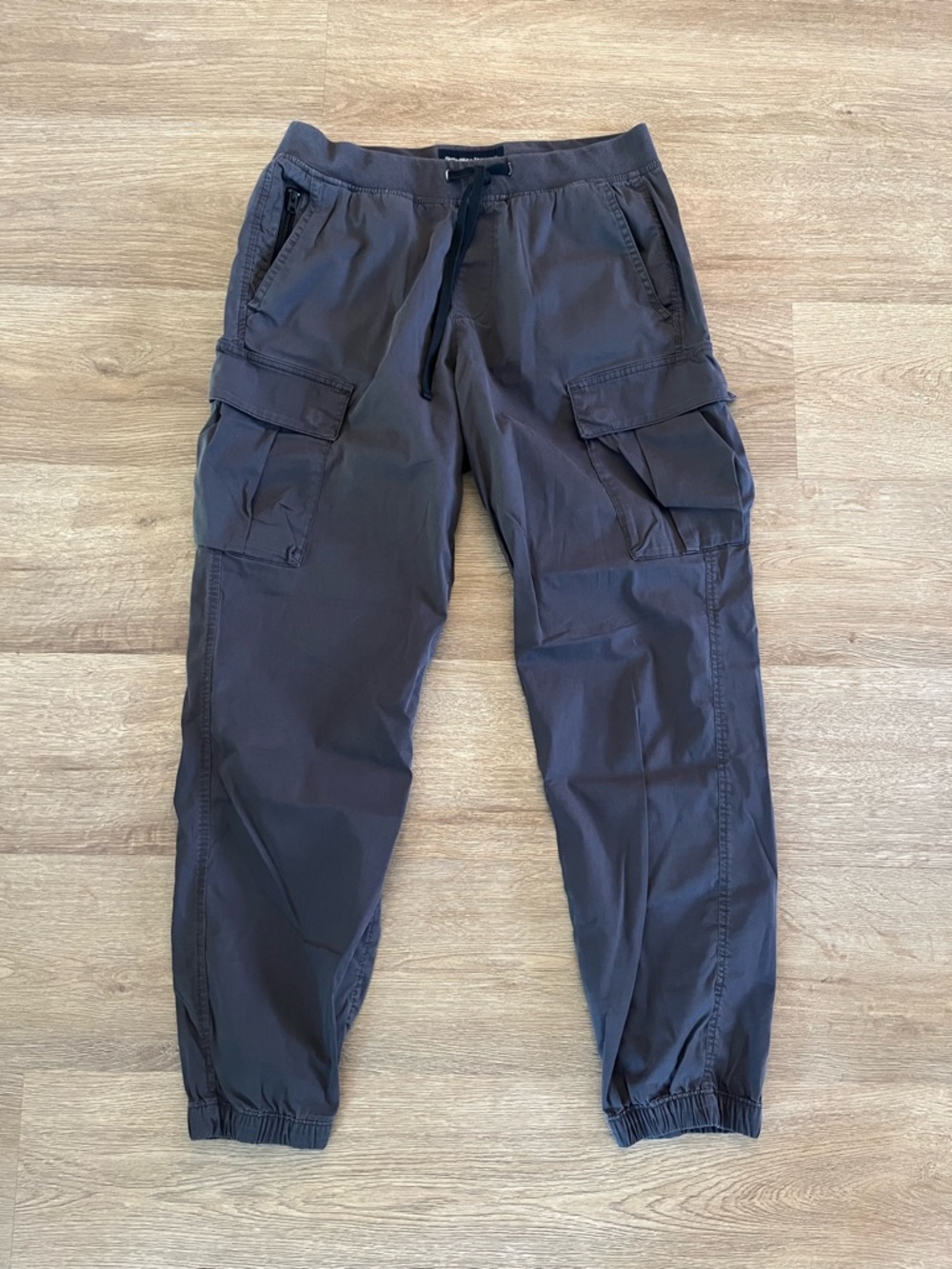Abercrombie and Fitch Men’s Cargo Joggers Trousers Pants Gray Slim